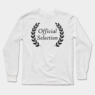 Official Selection (black) Long Sleeve T-Shirt